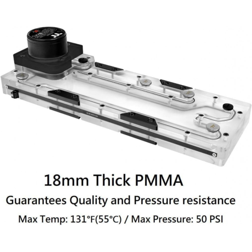 THERMALTAKE PACIFIC DP 100-D5 PLUS DISTRO-WITHPUMP COMBO THERMALTAKE PACIFIC DP 100-D5 PLUS DISTRO-WITHPUMP COMBO