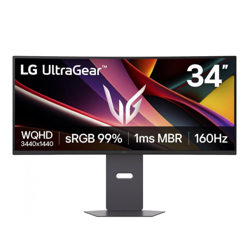 LG UltraGear 34G600A-B 34" WQHD Curved Gaming Monitor – 160Hz, AMD FreeSync Premium