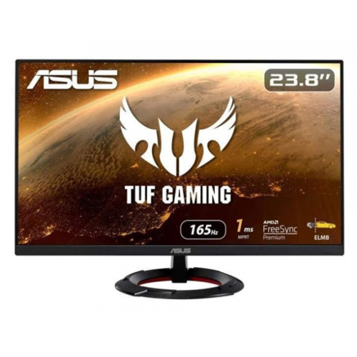 شاشة العاب اسوس توف ASUS TUF | بدقة FHD (1920×1080) | مقاس 24 انش | لوحة IPS | استجابة 1 مللي ثانية | معدل تحديث 165 هرتز | طراز VG249Q1R
