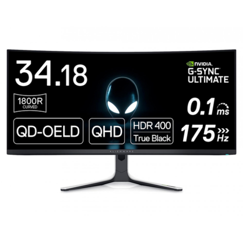 Alienware AW3423DW 34"  WQHD (3440 x 1440) 175Hz Curved Screen Gaming Monitor