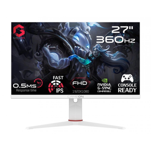 شاشة العاب جيم اون GAMEON Arctic Pro Series | بدقة FHD (1920×1080) | مقاس 27 انش | من جيم اون GAMEON | لوحة IPS | تدعم PS5 | استجابة 1 مللي ثانية | معدل تحديث 360 هرتز | طراز GOA27FHD360IPS شاشة العاب جيم اون GAMEON Arctic Pro Series | بدقة FHD (1920×1080) | مقاس 27 انش | من جيم اون GAMEON | لوحة IPS | تدعم PS5 | استجابة 1 مللي ثانية | معدل تحديث 360 هرتز | طراز GOA27FHD360IPS