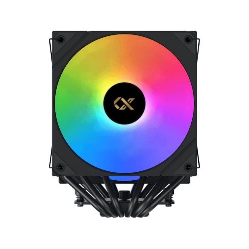 XIGMATEK AK6 Dual Digital ARGB CPU Air Cooler, Dual 120mm Fans, 6 Heat Pipes, 240W TDP – Black XIGMATEK AK6 Dual Digital ARGB CPU Air Cooler, Dual 120mm Fans, 6 Heat Pipes, 240W TDP – Black