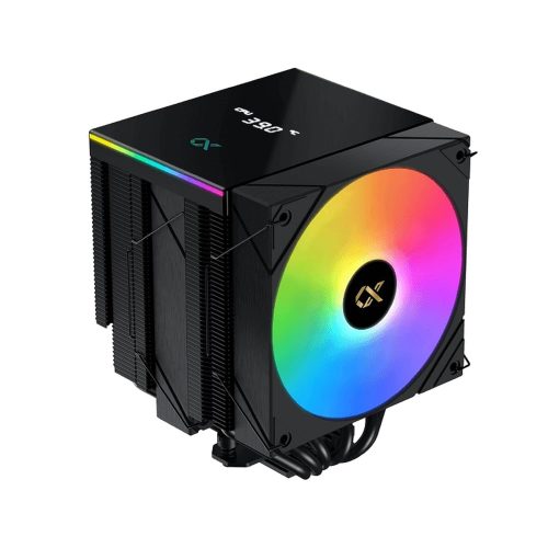 XIGMATEK AK6 Dual Digital ARGB CPU Air Cooler, Dual 120mm Fans, 6 Heat Pipes, 240W TDP – Black XIGMATEK AK6 Dual Digital ARGB CPU Air Cooler, Dual 120mm Fans, 6 Heat Pipes, 240W TDP – Black