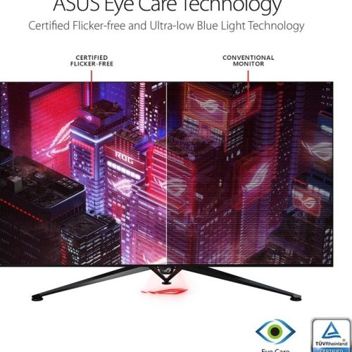شاشة العاب عملاقة اسوس روج سويفت ASUS ROG STRIX | بدقة (3840 × 2160) 4K UHD | مقاس 65 انش | استجابة 4 مللي ثانية | معدل تحديث 144 هرتز | طراز PG65UQ شاشة العاب عملاقة اسوس روج سويفت ASUS ROG STRIX | بدقة (3840 × 2160) 4K UHD | مقاس 65 انش | استجابة 4 مللي ثانية | معدل تحديث 144 هرتز | طراز PG65UQ
