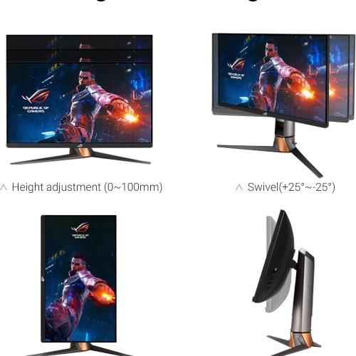 ASUS ROG Swift PG27AQN 27” QHD 360Hz Fast IPS Gaming Monitor, 1ms, G-SYNC, HDR600 ASUS ROG Swift PG27AQN 27” QHD 360Hz Fast IPS Gaming Monitor, 1ms, G-SYNC, HDR600