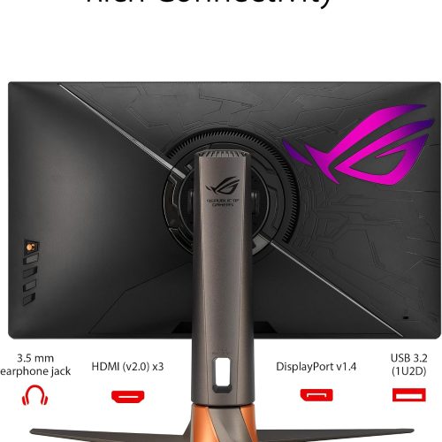 ASUS ROG Swift PG27AQN 27” QHD 360Hz Fast IPS Gaming Monitor, 1ms, G-SYNC, HDR600 ASUS ROG Swift PG27AQN 27” QHD 360Hz Fast IPS Gaming Monitor, 1ms, G-SYNC, HDR600