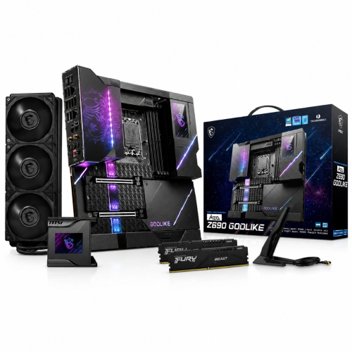 لوحة أم إم اس اي MSI MEG Z690 GODLIKE مع ذاكرة DDR5 16 جيجابايت * 2 بسرعة 5200 ميجاهرتز وتبريد مائي MEG S360 لوحة أم إم اس اي MSI MEG Z690 GODLIKE مع ذاكرة DDR5 16 جيجابايت * 2 بسرعة 5200 ميجاهرتز وتبريد مائي MEG S360