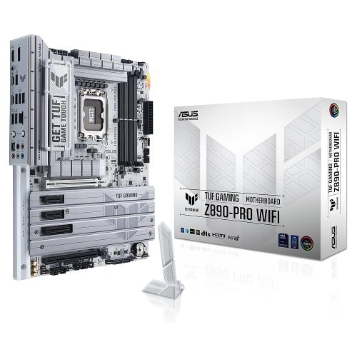 ASUS TUF GAMING Z890-PRO WIFI Motherboard, LGA1851, DDR5, PCIe 5.0, WiFi 7, Thunderbolt 4 – ATX ASUS TUF GAMING Z890-PRO WIFI Motherboard, LGA1851, DDR5, PCIe 5.0, WiFi 7, Thunderbolt 4 – ATX