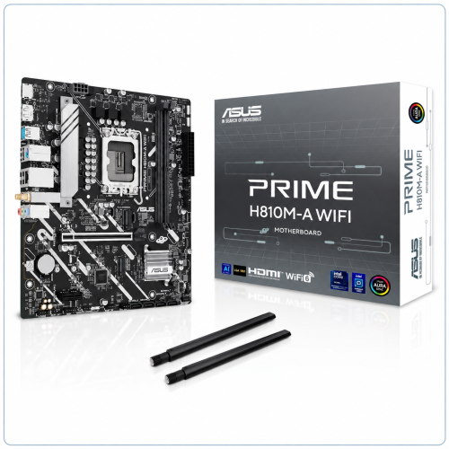 Asus Prime H810M-A WiFi Intel 1851 Micro ATX DDR5 Motherboard Asus Prime H810M-A WiFi Intel 1851 Micro ATX DDR5 Motherboard