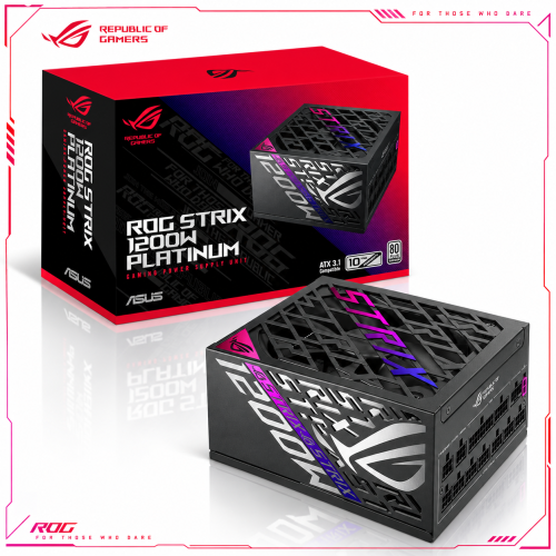 ASUS ROG Strix 1200W Platinum 1200W 80 PLUS Platinum ATX 3.1 PCIe 5.1 Power Supply