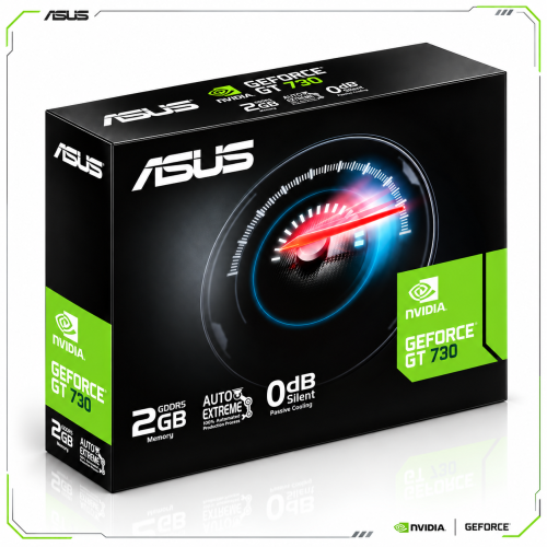 ASUS GeForce GT 730 2GB GDDR5 Silent Graphics Card, 4× HDMI, 4K Multi-Monitor Support ASUS GeForce GT 730 2GB GDDR5 Silent Graphics Card, 4× HDMI, 4K Multi-Monitor Support