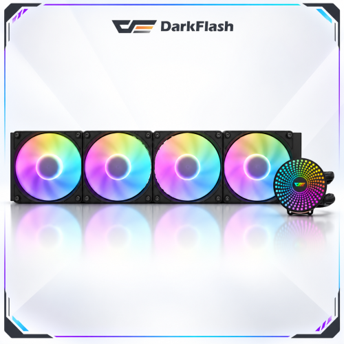 DarkFlash RADIANT DC-480 LIQUID CPU COOLER Black 