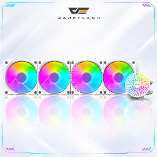 darkFlash RADIANT DC-480 LIQUID CPU COOLER White 