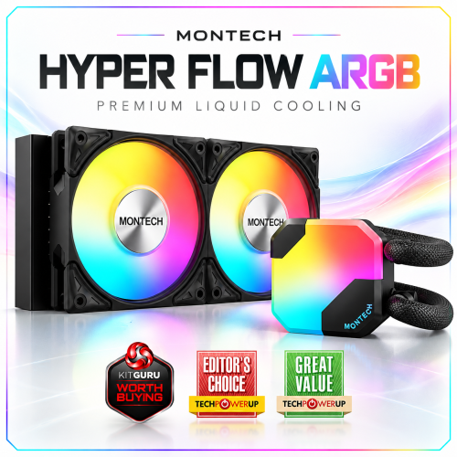 Montech HyperFlow ARGB 240 Liquid CPU Cooler
