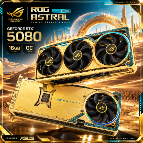 Asus ROG Astral GeForce RTX™ 5080 Dhahab CORE OC Edition