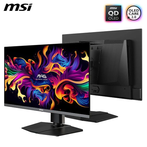 MSI MAG 272QP QD-OLED X50 27-inch Gaming Monitor, WQHD 2K (2560x1440), 500Hz, 0.03ms, QD-OLED, HDR True Black 500, HDMI 2.1 MSI MAG 272QP QD-OLED X50 27-inch Gaming Monitor, WQHD 2K (2560x1440), 500Hz, 0.03ms, QD-OLED, HDR True Black 500, HDMI 2.1