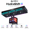 Lian Li HydroShift II OLED Curved 360 TL FLEX 360mm AIO Liquid CPU Cooler, 6.67-inch 2K 60Hz Curved OLED Display, Black