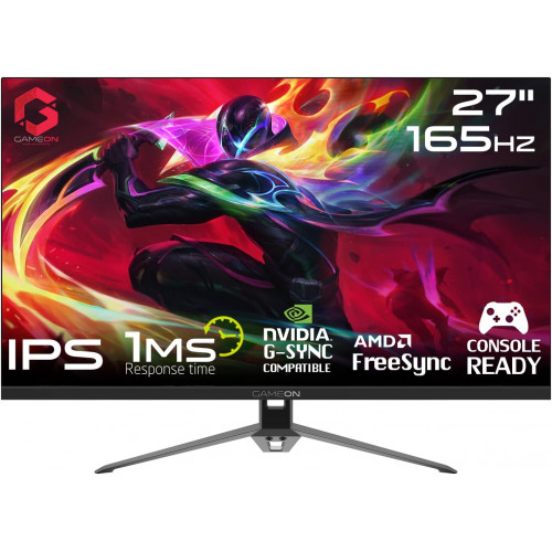 شاشة العاب جيم اون 27 بوصة GAMEON GOVE127FHD165IPS 165Hz  