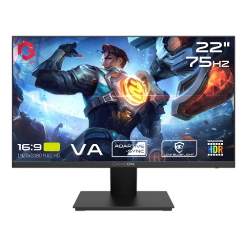 شاشة العاب جيم اون 22 بوصة GAMEON 75Hz