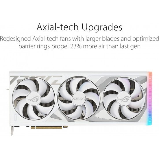 ASUS ROG Strix GeForce RTX™ 4090 24GB GDDR6X White OC Edition