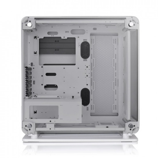 كيس  Core P6 TG Snow Edition | حجم متوسط | يدعم E-ATX | من شركة Thermaltake | ابيض  | بدون مراوح | طراز Core P6 TG Snow Edition