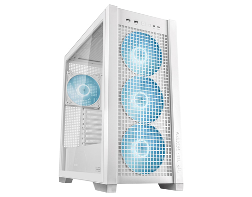 صندوق كمبيوتر العاب  TUF GT302 TG | حجم متوسط | يدعم ATX | من شركة ARGB | Asus | ابيض | طراز TUF GT302 TG 
