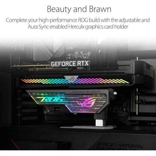 ASUS ROG Herculx graphics card holder ASUS ROG Herculx graphics card holder