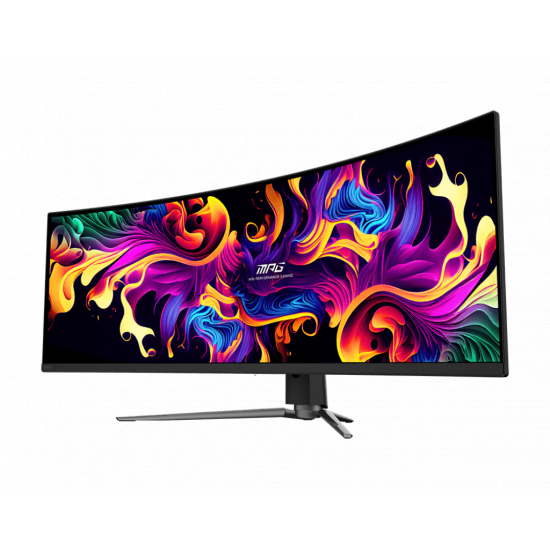 MSI MPG 491CQP QD-OLED Curved Gaming Monitor, 49-inch, DQHD (5120 x 1440), 144Hz