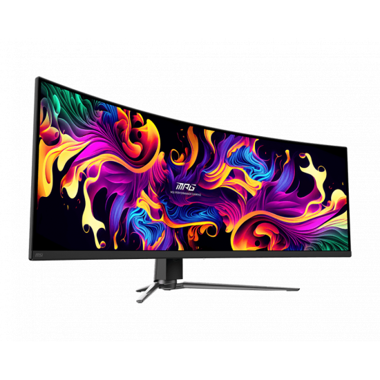 MSI MPG 491CQP QD-OLED Curved Gaming Monitor, 49-inch, DQHD (5120 x 1440), 144Hz
