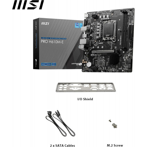 لوحة أم إم إس آي برو H610M-E إنتل | DDR5