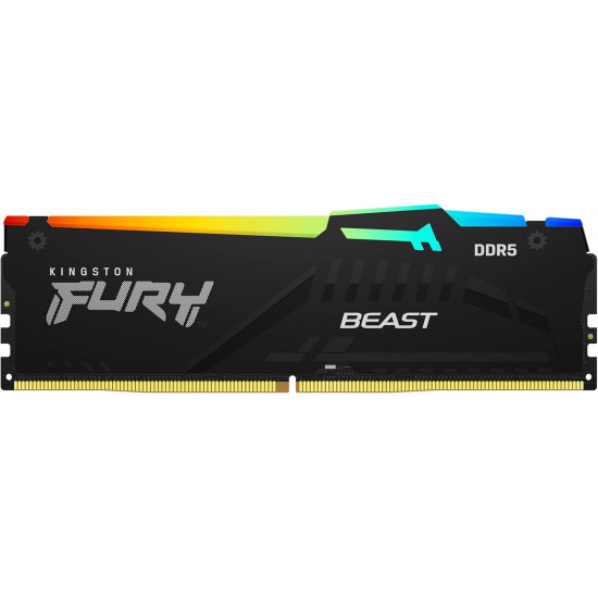 Kingston 32 GB 16*2 6000MT/s DDR5 CL30 DIMM FURY Beast RGB XMP