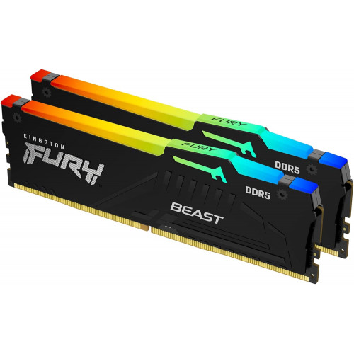 Kingston 32 GB 16*2  6000MT/s DDR5 CL30 DIMM FURY Beast RGB XMP