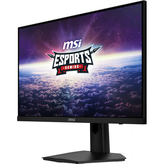  شاشة العاب MSI | بدقة FHD  (1920x1080)  | مقاس 24 انش | من شركة ام اس أي MSI | تقنية  AMD فري سينك |  استجابة 1 مللي ثانية | معدل تحديث 170 هرتز | طراز G244F E2