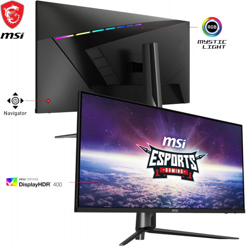 شاشة العاب MSI | بدقة فائقة UWQHD (3440x1440) | مقاس 40 انش | من شركة ام اس اي | لوحة  IPS | استجابة 1 مللي ثانية | معدل تحديث 155 هرتز | طراز MAG401QR