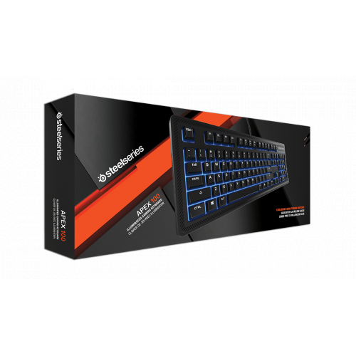 STEELSERIES APEX 100 KEYBOARD GAMING - BLACK