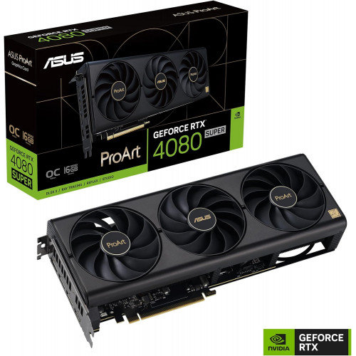 ASUS ProArt GeForce RTX 4080 SUPER OC Edition 16GB GDDR6X Gaming Grafikkarte ASUS ProArt GeForce RTX 4080 SUPER OC Edition 16GB GDDR6X Gaming Grafikkarte