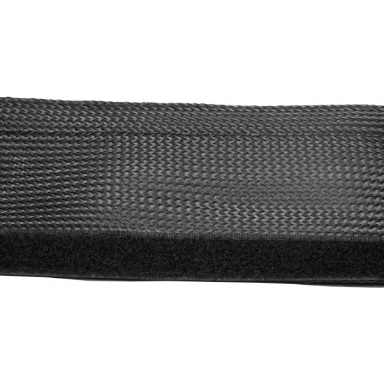 GAMEON GO-5374 Flexible Cable Wrap Sleeve with Hook and Loop Fastener - 85mm/3.3" Width - Black