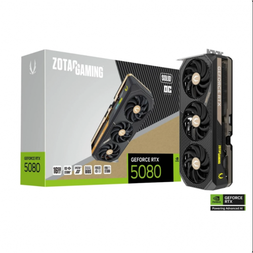 كرت شاشة زوتاك  Zotac GeForce RTX 5080 SOLID 16GB