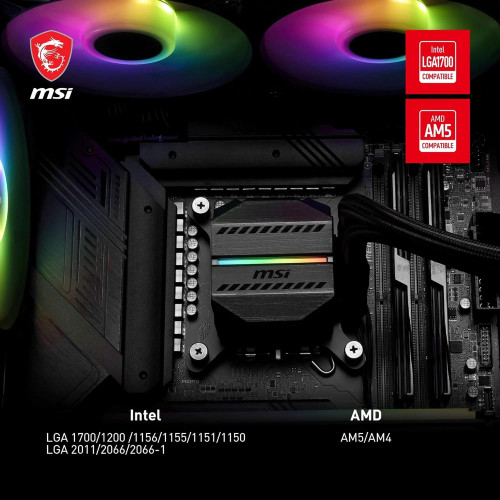 مبرد مائي مفتوح ام اس اي ماج MSI MAG Coreliquid M240 CPU Liquid Cooler