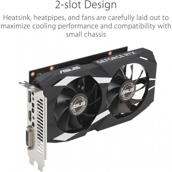 كرت شاشة اسوس دوال 3050 نسخة او سي, 6جيجابايت كرت شاشة اسوس دوال 3050 نسخة او سي, 6جيجابايت