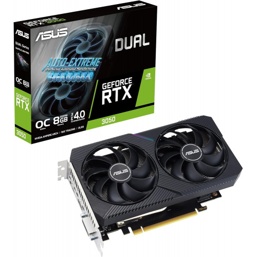 ASUS Dual GeForce RTX 3050 OC V2 8GB Graphics Card (DUAL-RTX3050-O8G-V2 