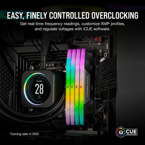 رام كورسير فينجيانس 32 جيجا 16*2 6400 هرتز, دي دي ار 5 ال سي 36 Corsair VENGEANCE RGB DDR5 RAM 32GB (2x16GB) 6400MHz رام كورسير فينجيانس 32 جيجا 16*2 6400 هرتز, دي دي ار 5 ال سي 36 Corsair VENGEANCE RGB DDR5 RAM 32GB (2x16GB) 6400MHz