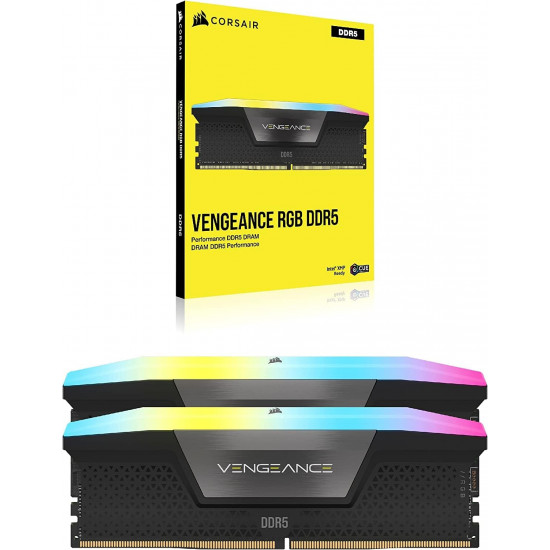 رام كورسير فينجيانس 32 جيجا 16*2 6400 هرتز, دي دي ار 5 ال سي 36 Corsair VENGEANCE RGB DDR5 RAM 32GB (2x16GB) 6400MHz رام كورسير فينجيانس 32 جيجا 16*2 6400 هرتز, دي دي ار 5 ال سي 36 Corsair VENGEANCE RGB DDR5 RAM 32GB (2x16GB) 6400MHz