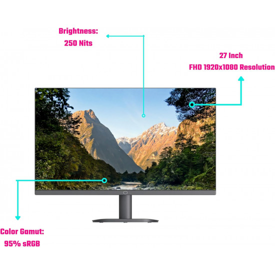 Cooler Master GA2701S 27 inch 1920x1080 Full HD 100Hz Adaptive Sync IPS Gaming Monitor Cooler Master GA2701S 27 inch 1920x1080 Full HD 100Hz Adaptive Sync IPS Gaming Monitor