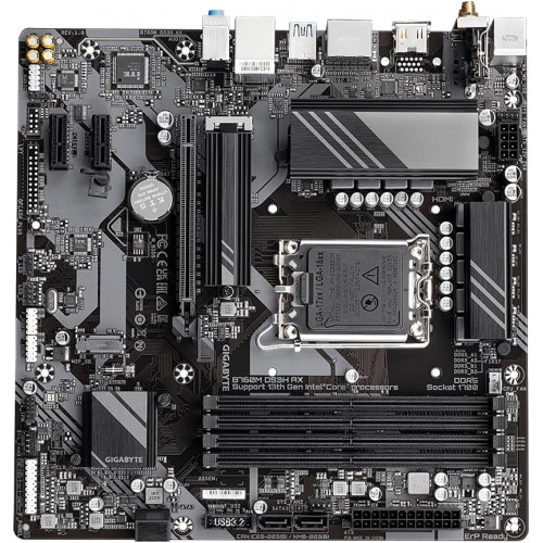 Gigabyte B760M DS3H AX LGA 1700 Micro-ATX Motherboard