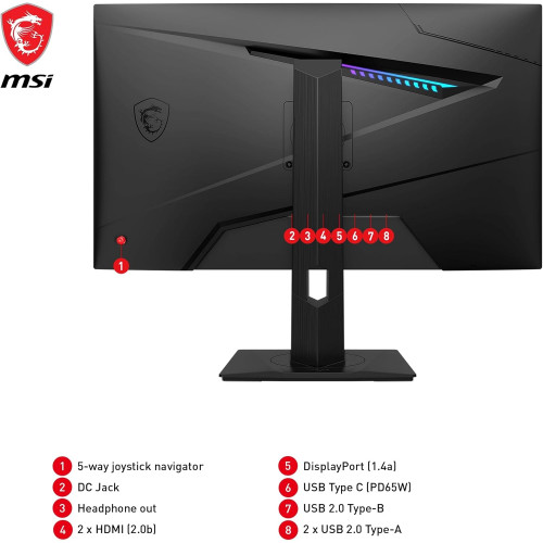 MSI MAG 274QRF-QD E2 27" 180Hz WQHD Gaming Monitor