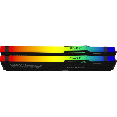  Kingston 16GB 6000MT/s DDR5 CL30 DIMM FURY Beast RGB XMP