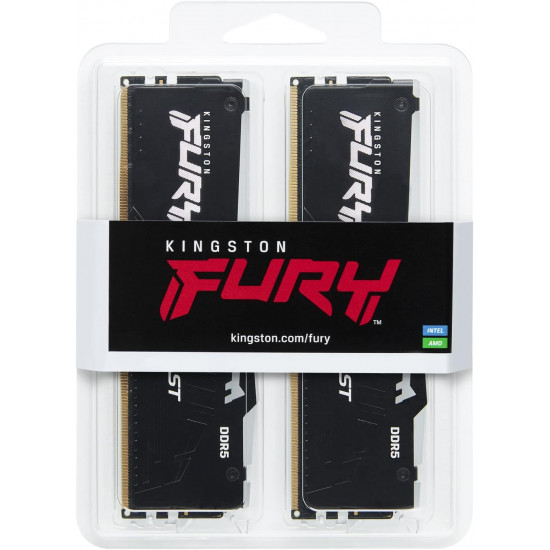  Kingston 16GB 6000MT/s DDR5 CL30 DIMM FURY Beast RGB XMP