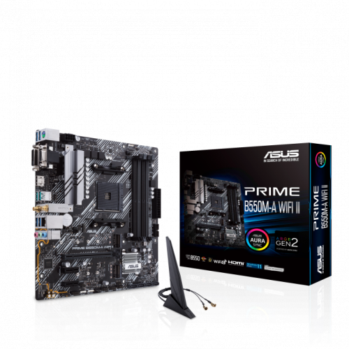 ASUS PRIME B550-A WIFI II AMD Micro ATX DDR4 Motherboard