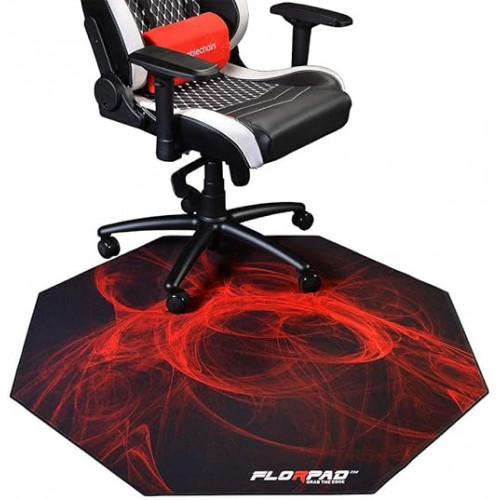 ''Floor pad Fury Gaming Chair Mat Protects All Floors Liquid Resistant Smooth Surface 
